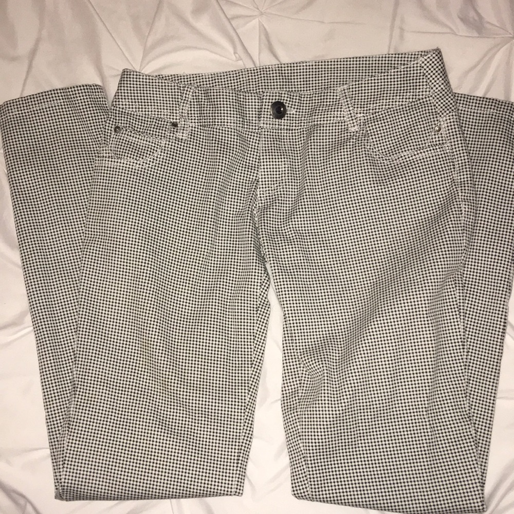 MAX rave pants. Black and white pattern. Size 3.